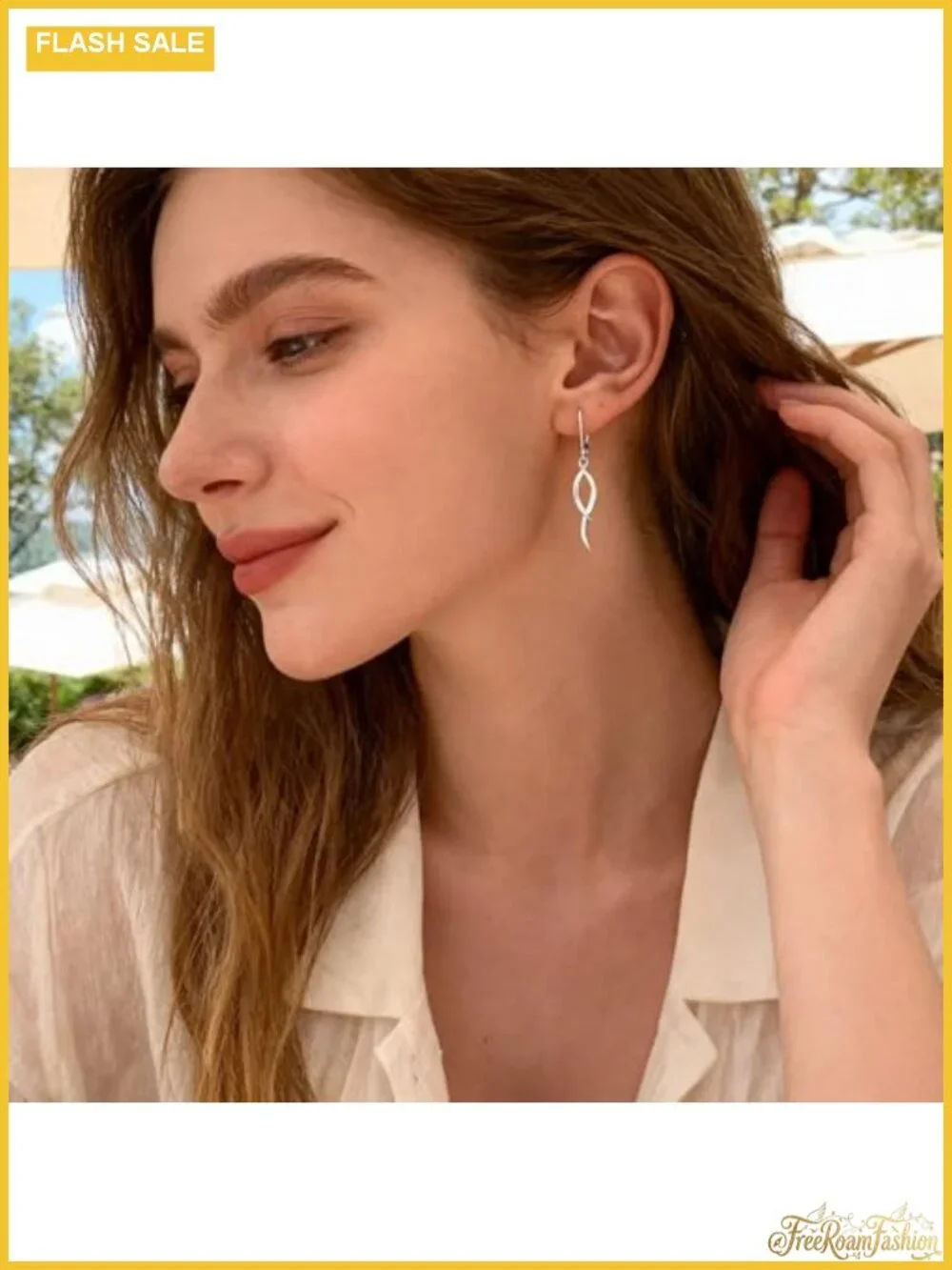 Sterling Silver Twisted Tassel Dangle Earrings Leverback Drop